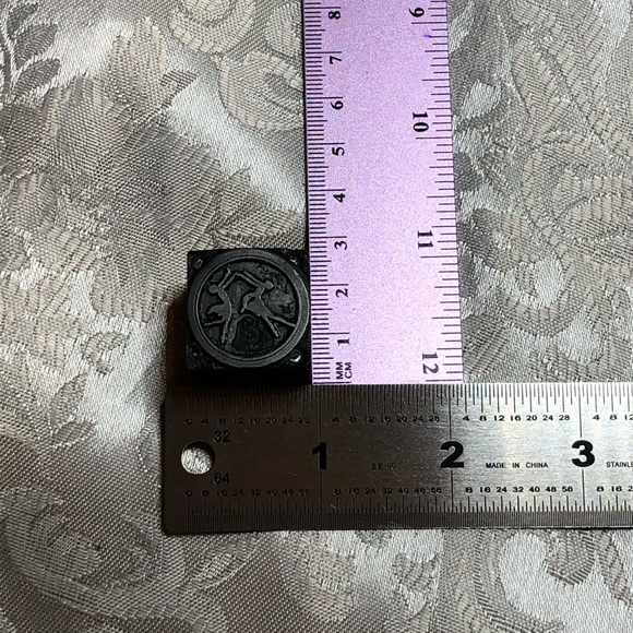 Antique Wooden Print Block Dancing Ballerina’s in Circle - Picture 3 of 3